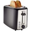 Amazon Basics 2 Slice Toaster, With 6 Browning Settings, Extra Wide Slots For Bagels and Special Breads, Removable Easy-to-Clean Crumb Tray, Cancel/Defrost/Bagel Buttons, 900W,...
