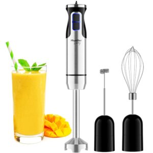 Mueller Immersion Blender Handheld - 8 Speed Stainless Steel Electric Hand Blender, 3 in 1 Emulsion Blender Handheld with Turbo Mode, Stick Blender Emulsifier for Kitchen for...