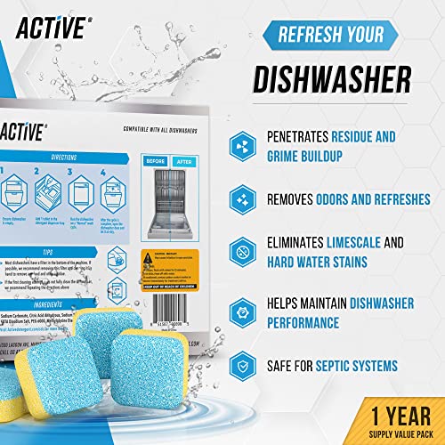 ACTIVE Washing Machine Cleaner Bundle Review Deep Cleaning Tablets for Dishwashers and Disposals