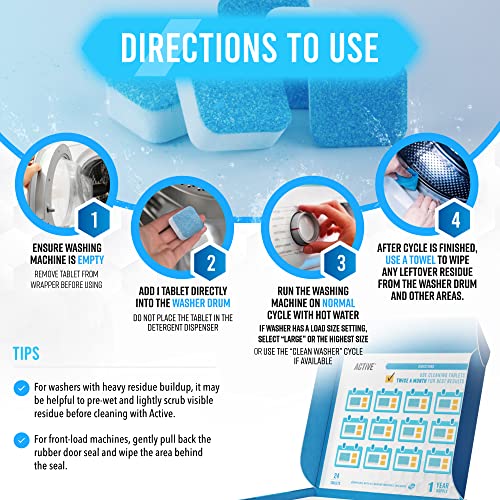 ACTIVE Washing Machine Cleaner Bundle Review Deep Cleaning Tablets for Dishwashers and Disposals