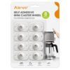 Aieve Appliance Rollers, 8 Pack Small Appliance Slider, Self Adhesive Caster Wheels, Mini Swivel Wheels for Kitchen Countertop Easy Moving