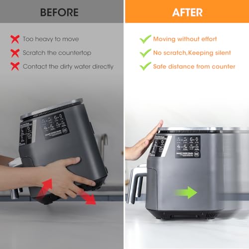 Aieve Appliance Rollers Review Small Appliance Sliders for Effortless Kitchen Movement