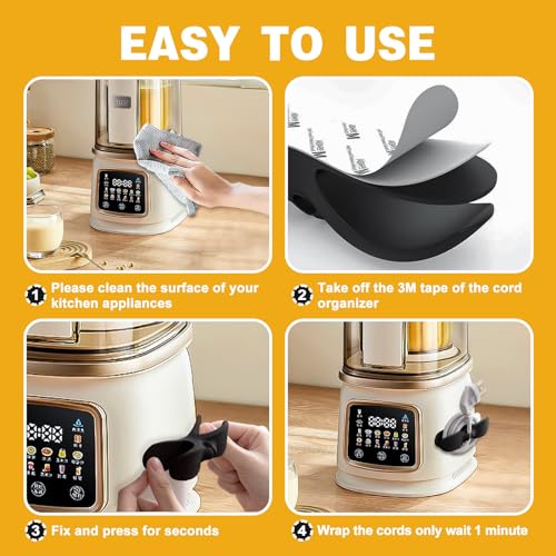 Akeva Cord Organizer for Kitchen Appliances Review Best Silicone Cord Keeper Holder