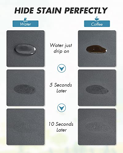 AMOAMI Dish Drying Mat Review Super Absorbent Coffee Bar Accessory Dark Grey