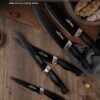 Amorston 15 Piece Kitchen Knife Set Review German Steel with Built in Sharpener