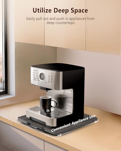 Appliance Slider Review Evermagin KAST Kitchen Appliance Rolling Tray for Countertop