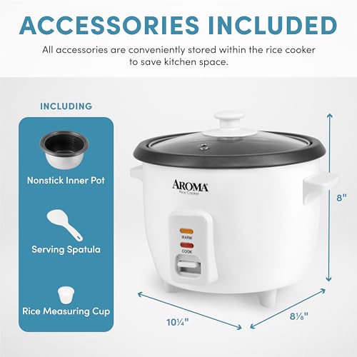 AROMA ARC-363NG Rice Cooker Review Perfect 6-Cup Capacity with One-Touch Cooking Convenience