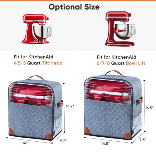 BAGSPRITE Stand Mixer Cover Review Best KitchenAid Mixer Accessory with Storage Pockets