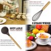 BESTZMWK Cooking Utensils Set Review Durable Silicone and Wooden Handles Kitchen Tools