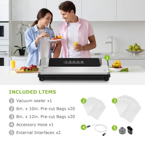 Bonsenkitchen Vacuum Sealer Review Fast Compact Food Sealer with Multi-Function Modes Bonsenkitchen Vacuum Sealer Review Fast Compact Food Sealer with Multi-Function Modes