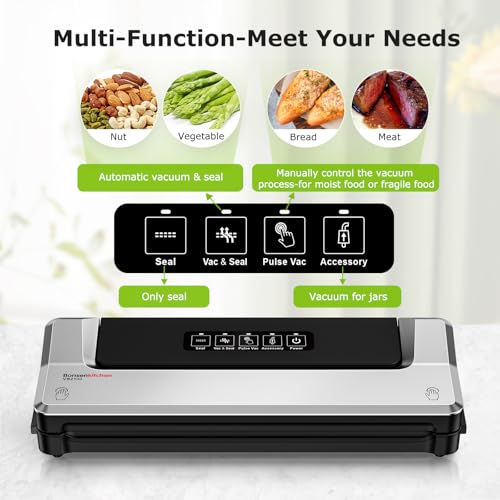 Bonsenkitchen Vacuum Sealer Review Fast Compact Food Sealer with Multi-Function Modes Bonsenkitchen Vacuum Sealer Review Fast Compact Food Sealer with Multi-Function Modes