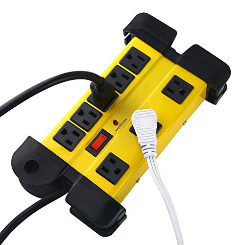 CCCEI Heavy Duty Power Strip Review Surge Protector with 8 Outlets and 1200J Protection