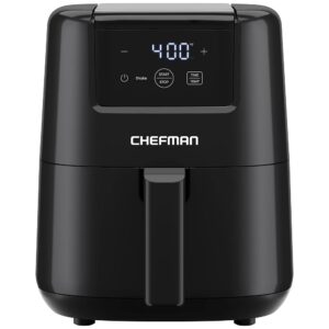 CHEFMAN 2 Qt Mini Air Fryer – Digital Space-Saving Compact Air Fryer with Nonstick and Dishwasher Safe Basket, Quick & Easy Meals in Minutes, Features Digital Timer and Shake... CHEFMAN 2 Qt Mini Air Fryer – Digital Space-Saving Compact Air Fryer with Nonstick and Dishwasher Safe Basket, Quick & Easy Meals in Minutes, Features Digital Timer and Shake...