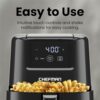 Chefman 2-Quart Air Fryer Review Fast Healthy Cooking with Digital Touch Controls
