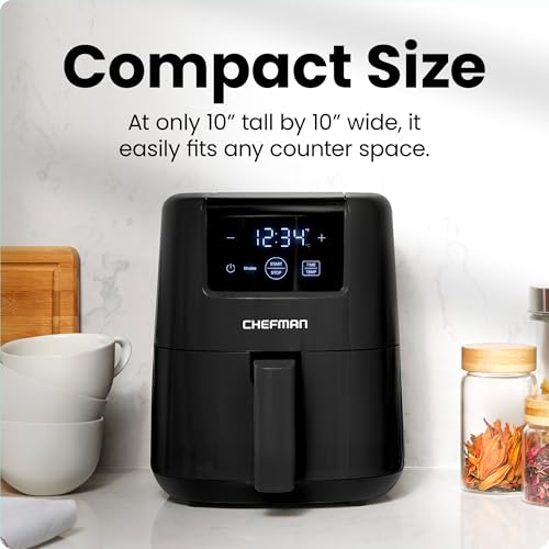 Chefman 2-Quart Air Fryer Review Fast Healthy Cooking with Digital Touch Controls