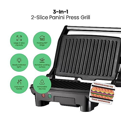 Chefman Panini Press Grill Review Best Sandwich Maker for Small Kitchens