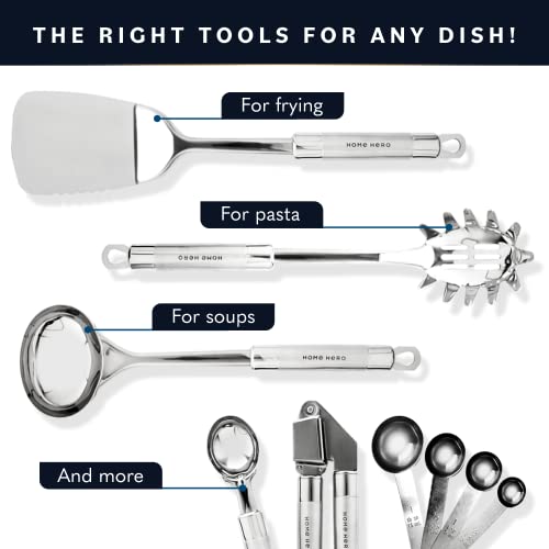 Comprehensive Review of Home Hero Best Kitchen Utensils Set 54 Pcs Durability Tested
