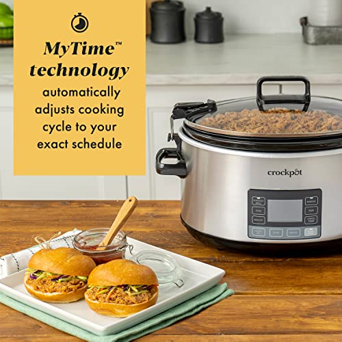 Crock-Pot 7 Quart Slow Cooker Review Portable Programmable Timer and Locking Lid