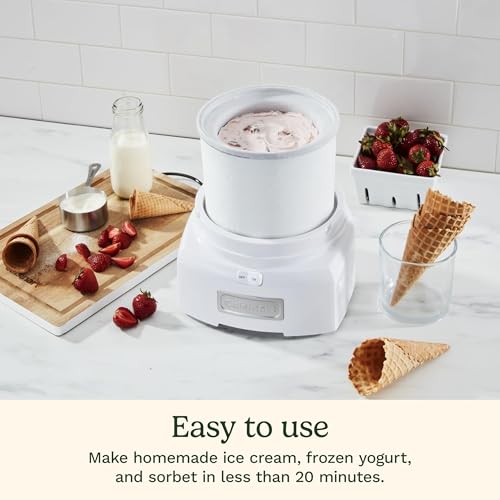Cuisinart Ice Cream Maker 1.5 Quart Review Fast Frozen Yogurt Machine Performance