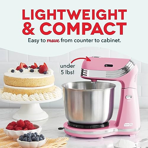 Dash Everyday Stand Mixer Review Compact 6 Speed Mixer by DASH for Small Kitchens