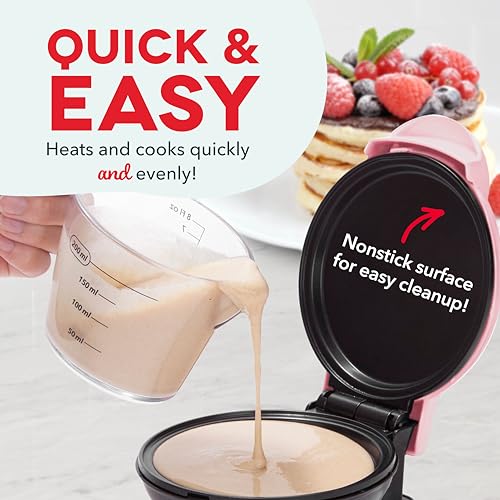 DASH Mini Maker Electric Griddle Review Quick Single Serve Breakfast Cooking Delight
