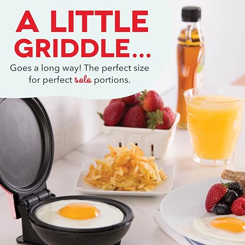 DASH Mini Maker Electric Griddle Review Quick Single Serve Breakfast Cooking Delight