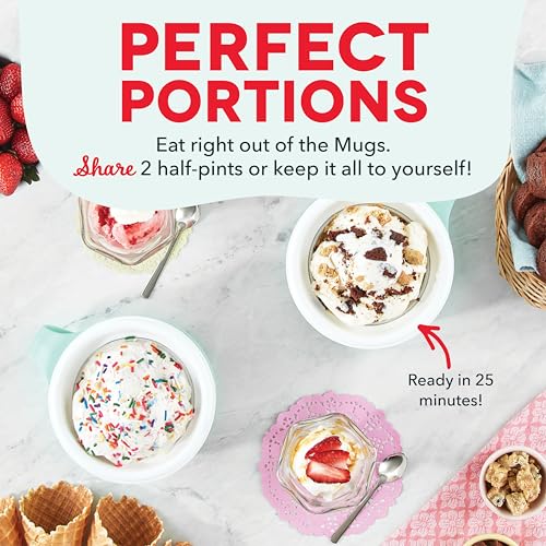 DASH My Mug Ice Cream Maker Review Versatile Soft Serve Machine with Built-In Ingredient Chute