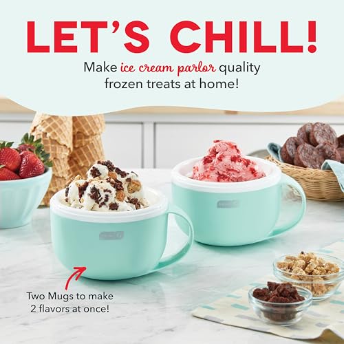 DASH My Mug Ice Cream Maker Review Versatile Soft Serve Machine with Built-In Ingredient Chute
