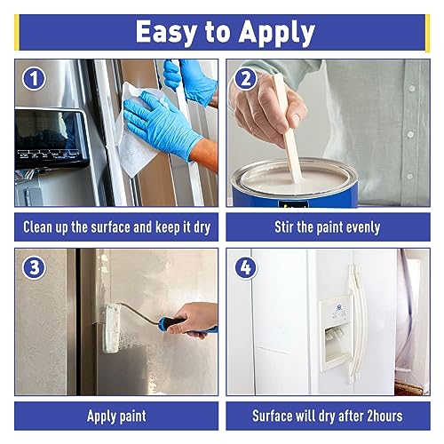 DWIL Appliance Paint Review Best Water-Based Refrigerator Paint for Metal Plastic Surfaces
