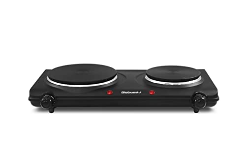 Elite Gourmet Countertop Double Burner Review Efficient Compact Electric Hot Plate Insights
