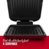 George Foreman 4-Serving Electric Grill Review Fast Heating Durable Nonstick Coating George Foreman 4-Serving Electric Grill Review Fast Heating Durable Nonstick Coating
