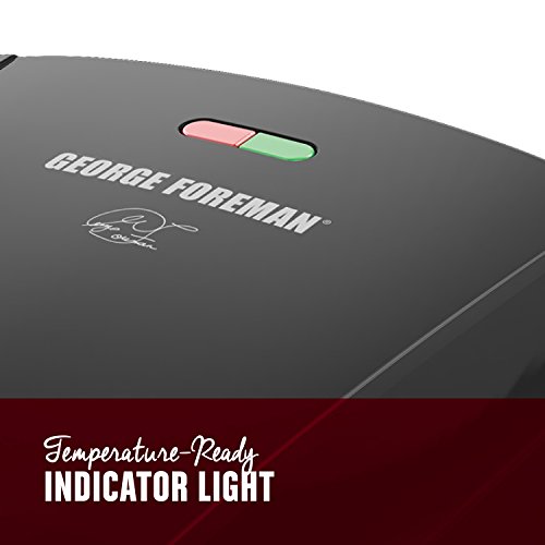 George Foreman 4-Serving Electric Grill Review Fast Heating Durable Nonstick Coating George Foreman 4-Serving Electric Grill Review Fast Heating Durable Nonstick Coating