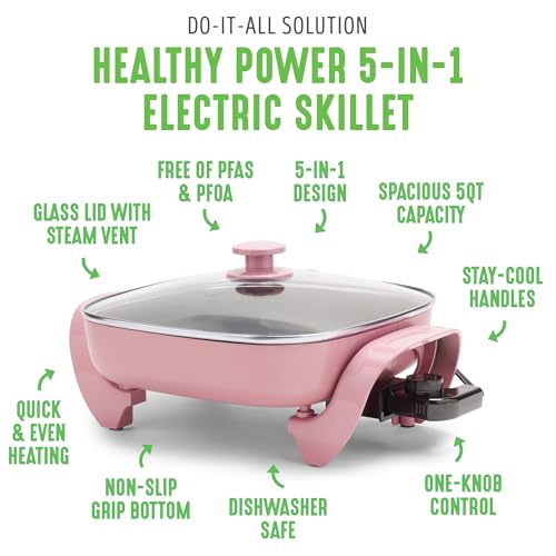 GreenLife Electric Skillet Review Discover the Healthy 5-in-1 Ceramic Nonstick Cooking Experience