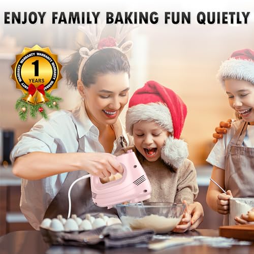 GUALIU Hand Mixer CX-6679 Review Best Electric Pink Kitchen Mixer with Turbo Boost GUALIU Hand Mixer CX-6679 Review Best Electric Pink Kitchen Mixer with Turbo Boost