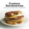 Hamilton Beach Breakfast Sandwich Maker Review Quick Custom Sandwiches in 5 Minutes