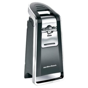 Hamilton Beach Smooth Touch Electric Automatic Can Opener with Easy Push Down Lever, Eliminates Sharp Edges, Opens All Standard-Size and Pop-Top Cans, Extra Tall, Black and...