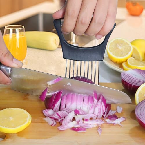 JAYVAR Onion Holder Review Best Kitchen Slicer for Vegetables and Fruits Safety