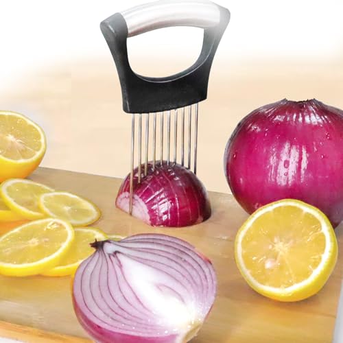 JAYVAR Onion Holder Review Best Kitchen Slicer for Vegetables and Fruits Safety