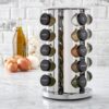 Kamenstein Stainless Steel Spice Rack Review with 20 Jars and Free Refills
