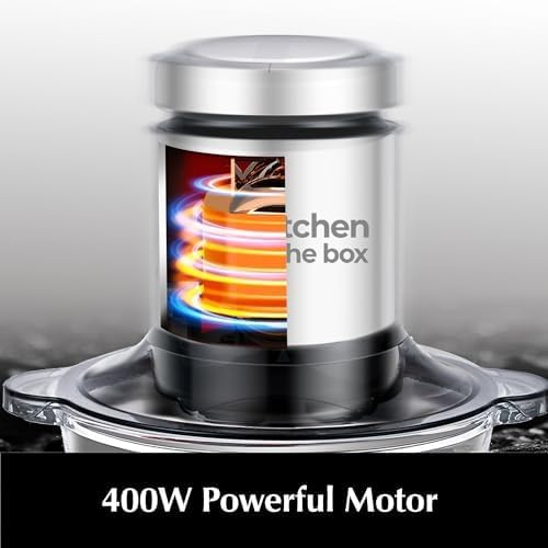 Kitchen in the box Mini Food Processor Review Powerful 400W Meat Grinder and Vegetable Chopper Kitchen in the box Mini Food Processor Review Powerful 400W Meat Grinder and Vegetable Chopper