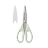 KitchenAid All Purpose Kitchen Shears with Protective Sheath Durable Stainless Steel Scissors, Dishwasher Safe, Soft Grip Comfort Handle, 8.72 Inch, Pistachio
