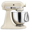 KitchenAid Artisan Series 5 Quart Tilt Head Stand Mixer with Pouring Shield KSM150PS, Almond Cream