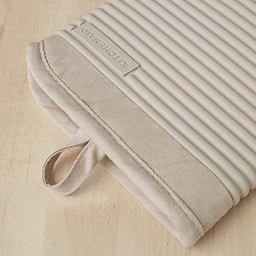 KitchenAid Ribbed Soft Silicone Oven Mitt Set Review Heat Resistant Durable Protection