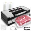 Liquid Vacuum Sealer Machine, 90Kpa Vacuum Sealer Machine Preservation Dry/Moist/Liquid Modes, LED Indicator Light, Handle Locked Design, Built-in Cutter and Bag Storage,... Liquid Vacuum Sealer Machine, 90Kpa Vacuum Sealer Machine Preservation Dry/Moist/Liquid Modes, LED Indicator Light, Handle Locked Design, Built-in Cutter and Bag Storage,...