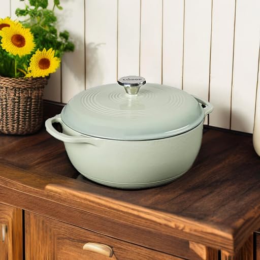Lodge Enameled Dutch Oven Review Best 6 Quart Cast Iron Pot for Cooking Lodge Enameled Dutch Oven Review Best 6 Quart Cast Iron Pot for Cooking
