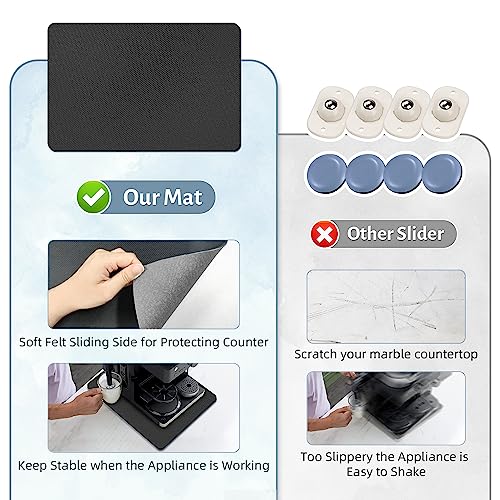 LOPNUR Appliance Sliders Review 360 Degree Rotating Heat Resistant Kitchen Tray