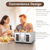 Mecity 4 Slice Toaster Review Advanced Touch Screen Controls and Even Toasting Mecity 4 Slice Toaster Review Advanced Touch Screen Controls and Even Toasting
