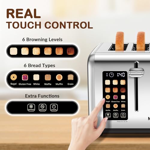 Mecity 4 Slice Toaster Review Advanced Touch Screen Controls and Even Toasting Mecity 4 Slice Toaster Review Advanced Touch Screen Controls and Even Toasting
