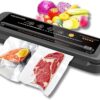 MegaWise Powerful and Compact Vacuum Sealer Machine One-Touch Automatic Food Sealer