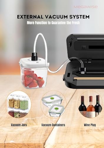 MegaWise Vacuum Sealer VS6611 Review Powerful Compact Food Preservation Machine